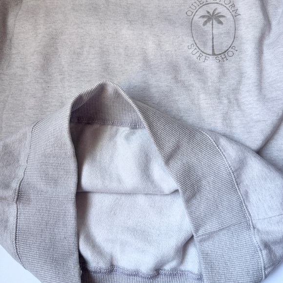Quiet Storm Surf Shop Sweatshirt Gray Womens Small - Picture 4 of 6